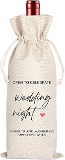 Marriage Wine Bag | Wedding Gifts Wine Bag | Engagement Wine Bag | Engagement Party Gifts | Bridal Shower Gift | Wedding Night Mr and Mrs Wedding Gifts for Couple 11WB59