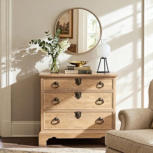 Miniatura 118 de HOMECOOKIN Espejo de pared redondo de 32 pulgadas, espejo circular dorado para baño con marco de metal, espejo dorado redondo para decoración