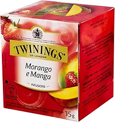 Chá Morango e Manga 15G - Caixa com 10 Unid