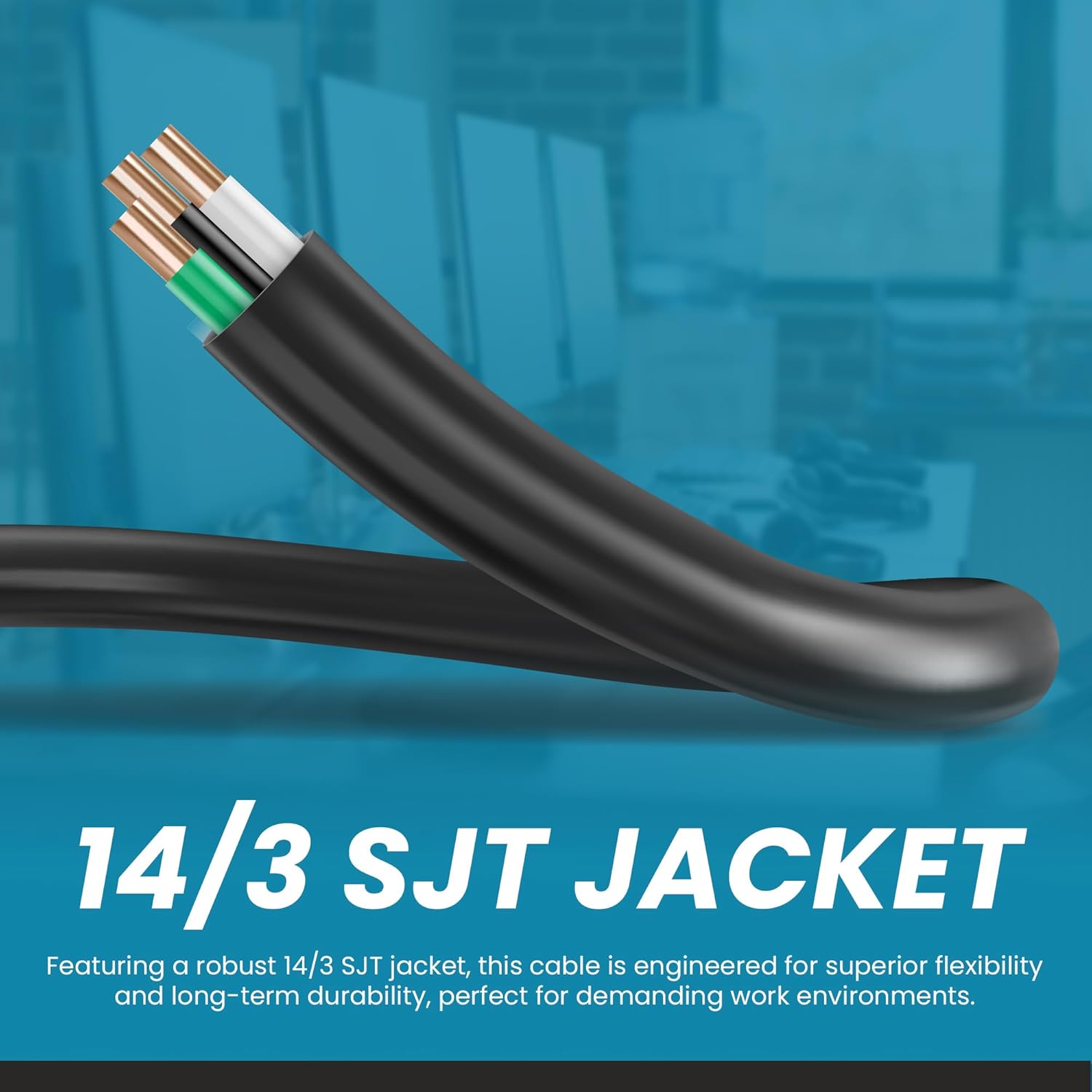IronBox Electric NEMA 5-15P to 2X C13 Y Splitter Cords -15A, 125V, 14/3 SJT - UL Listed AC Power Cord - Heavy Duty Power Extension Cable for Data Centers, Computers, Monitors & More (8ft + 2ft Legs)