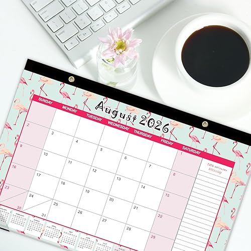 Miniatura 26 de GuassLee Calendario de escritorio 2026-2027 – Calendario mensual de 18 meses de enero de 2026 a junio de 2027, calendario de escritorio grande