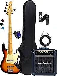 Baixo Tagima Tw73 5 Cordas Sunburst + Acessórios