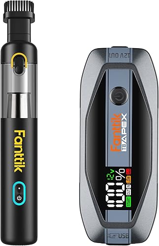 Fanttik V8 Mate - Aspiradora de coche y arrancador T8 APEX de 2000 amperios