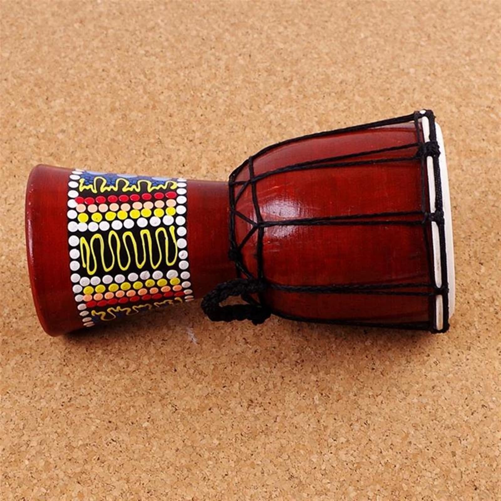 5-calowy Afrykański Bęben Djembe Bęben Ręczny Dobry Dźwięk Instrumentu Perkusyjnego Instrument Muzyczny Bęben Afrykański Djembe dla Początkujących