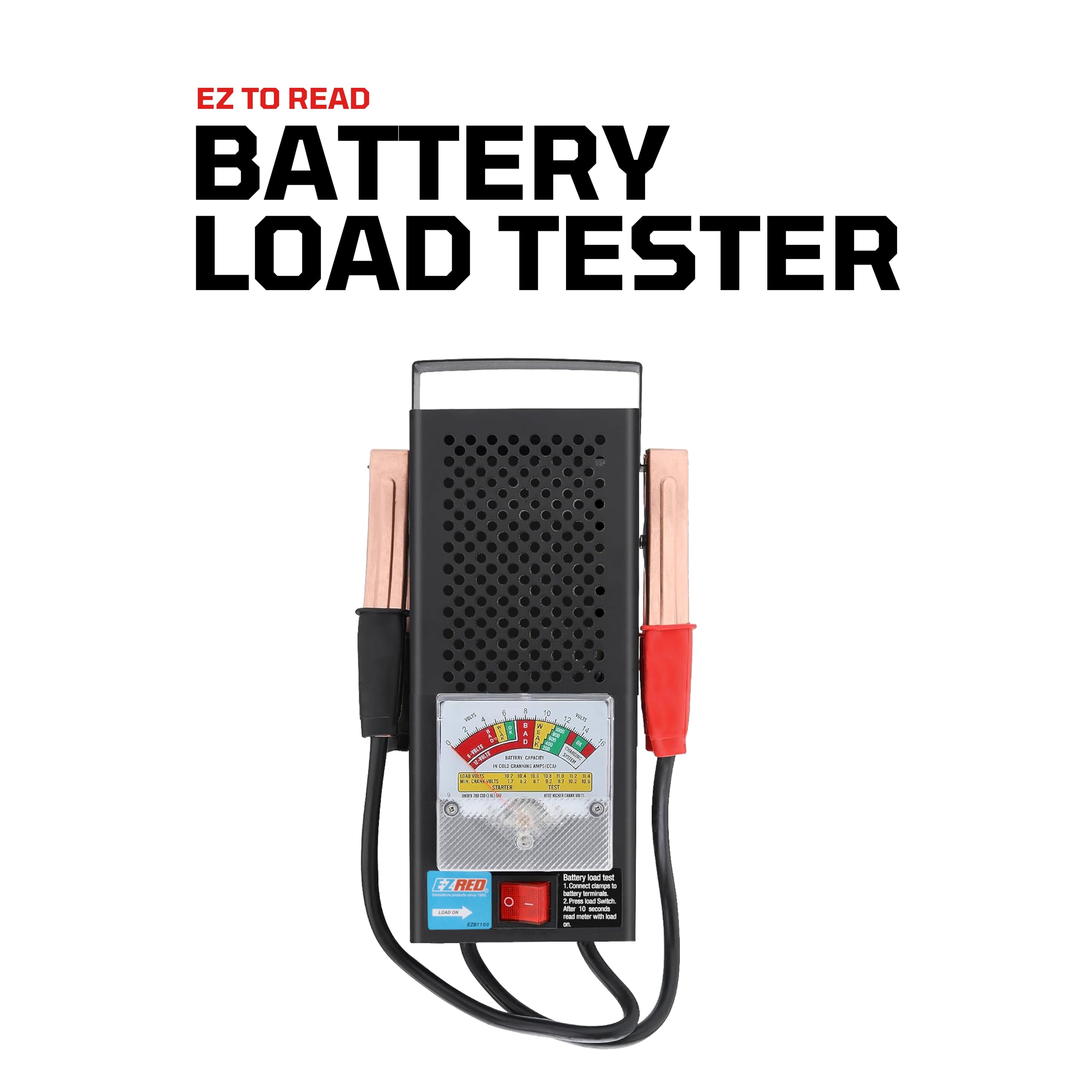 EZ Rouge B1100 1–4 testeur de charge de batterie