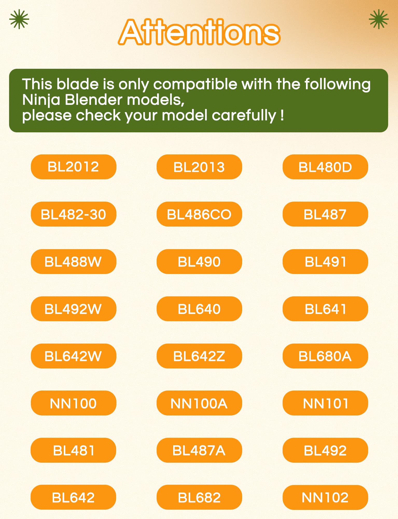 5-częściowe części zamienne do blendera Ninja - 2 kubki 680 ml z pokrywkami na wynos, ostrze 7-finowe, kompatybilne z Nutri Ninja Auto iQ Blenders BN401, BN751, BN801, BL450, BL480, BL640, BL642