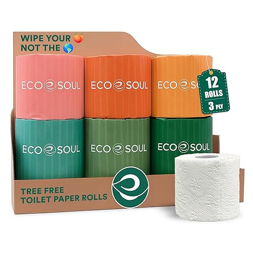 Eco Soul Premium Bamboo Toilet Paper 3 Ply | 12