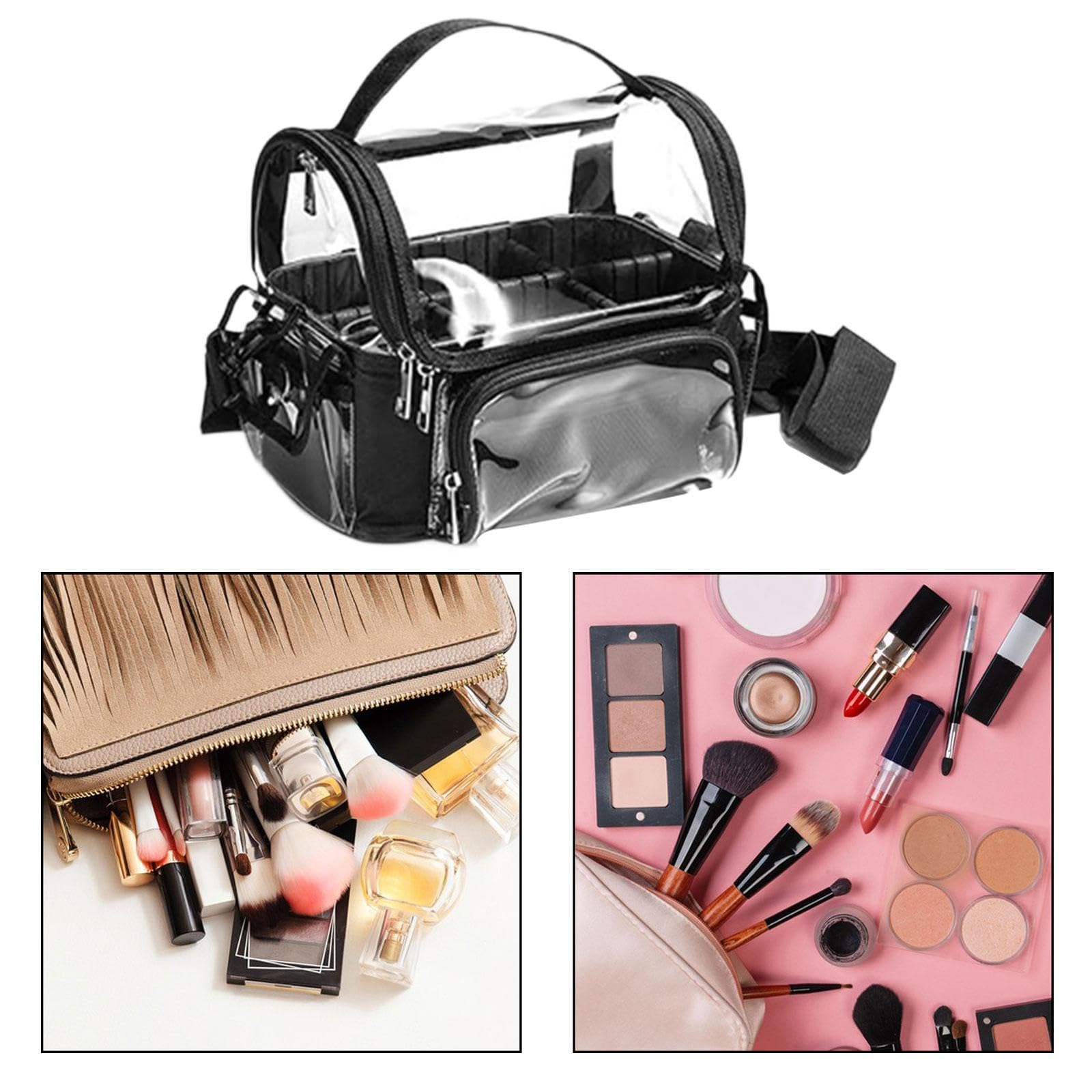 Organizador cosmético portátil Claro del Bolso del Lavado del Bolso del Maquillaje cosmético para Viajar