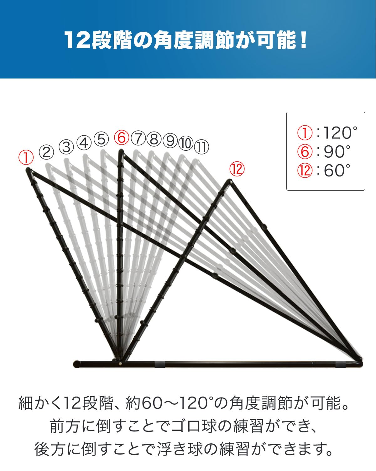 Amazon | FIELDOOR リバウンドネット 角度調整でゴロ球OK [100cm×106cm