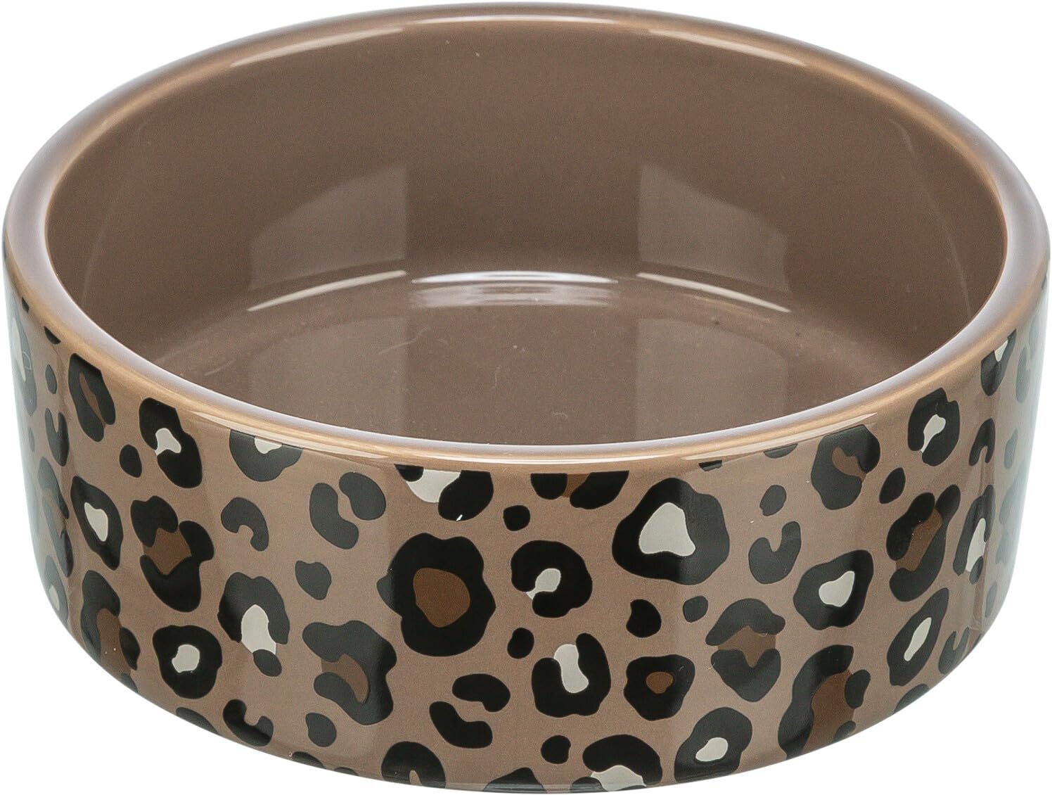 Trixie Leo 24656 ceramiczna miska dla kotów 0,3 l Ø 12 cm, nowoczesna miska do karmienia kotów