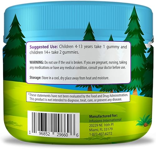 Miniatura 3 de Infusions Super Fruit Gummies para niños, 90 unidades, mezcla antioxidante, suave y deliciosa, apta para veganos, sin gluten sin OMG