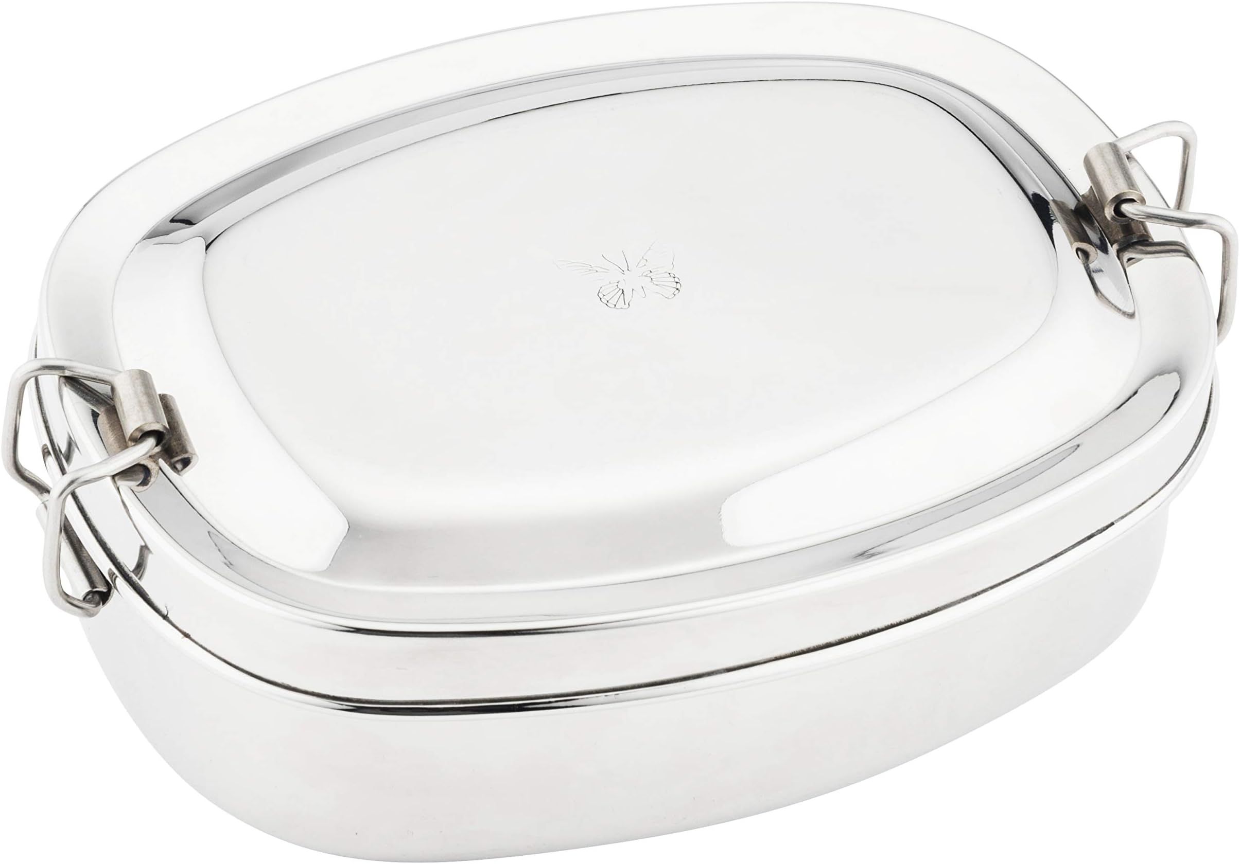 Butterfly Sapphire Lunch Box - Silver
