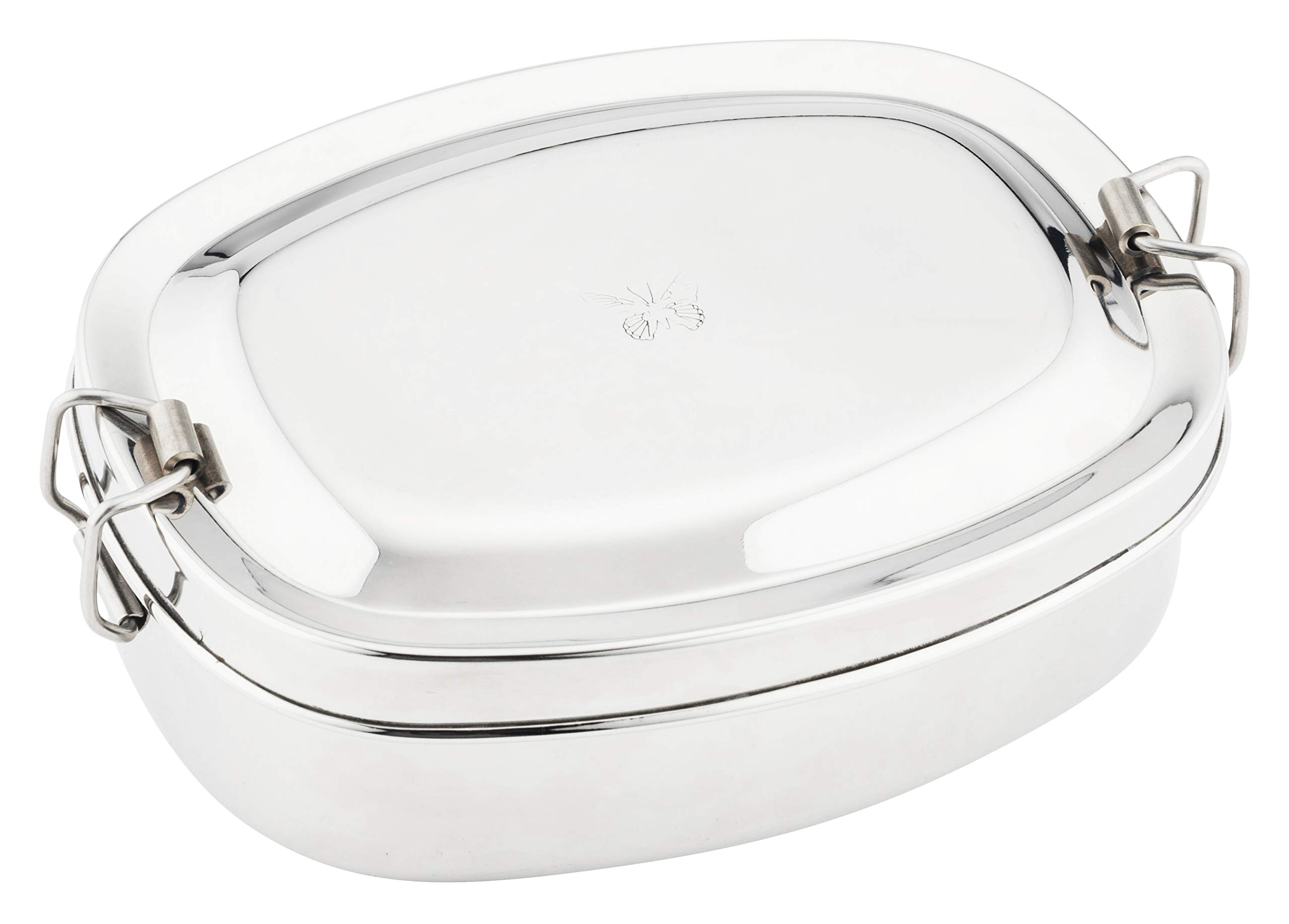Butterfly Sapphire Lunch Box - Silver