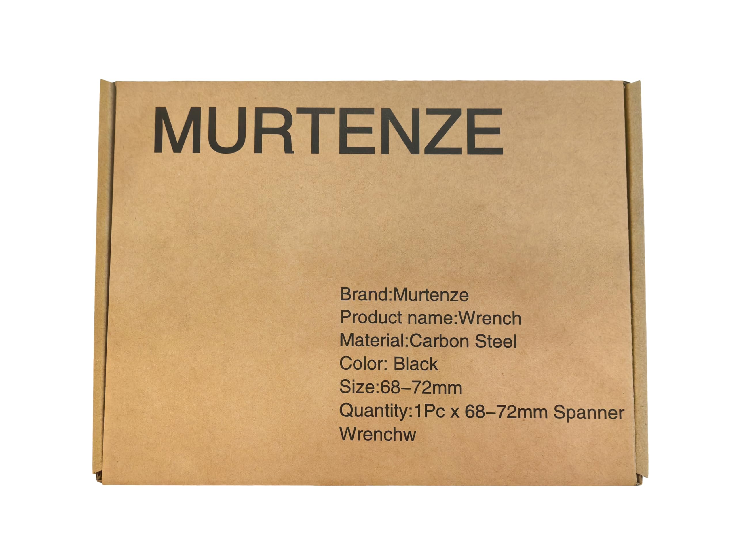 Murtenze Chiave a gancio a C per dado rotondo da 68-72 mm, chiave universale a ghiera nera con gancio di regolazione in acciaio al carbonio