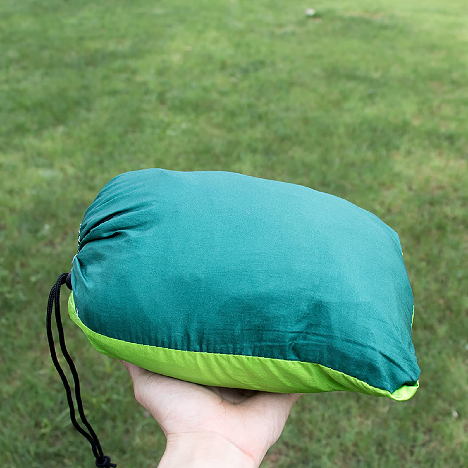 amaca, Capacità di carico 400 kg, traspirante for esterni for campeggio, viaggi, trekking, 280 x 185 cm, realizzato in paracadute in nylon