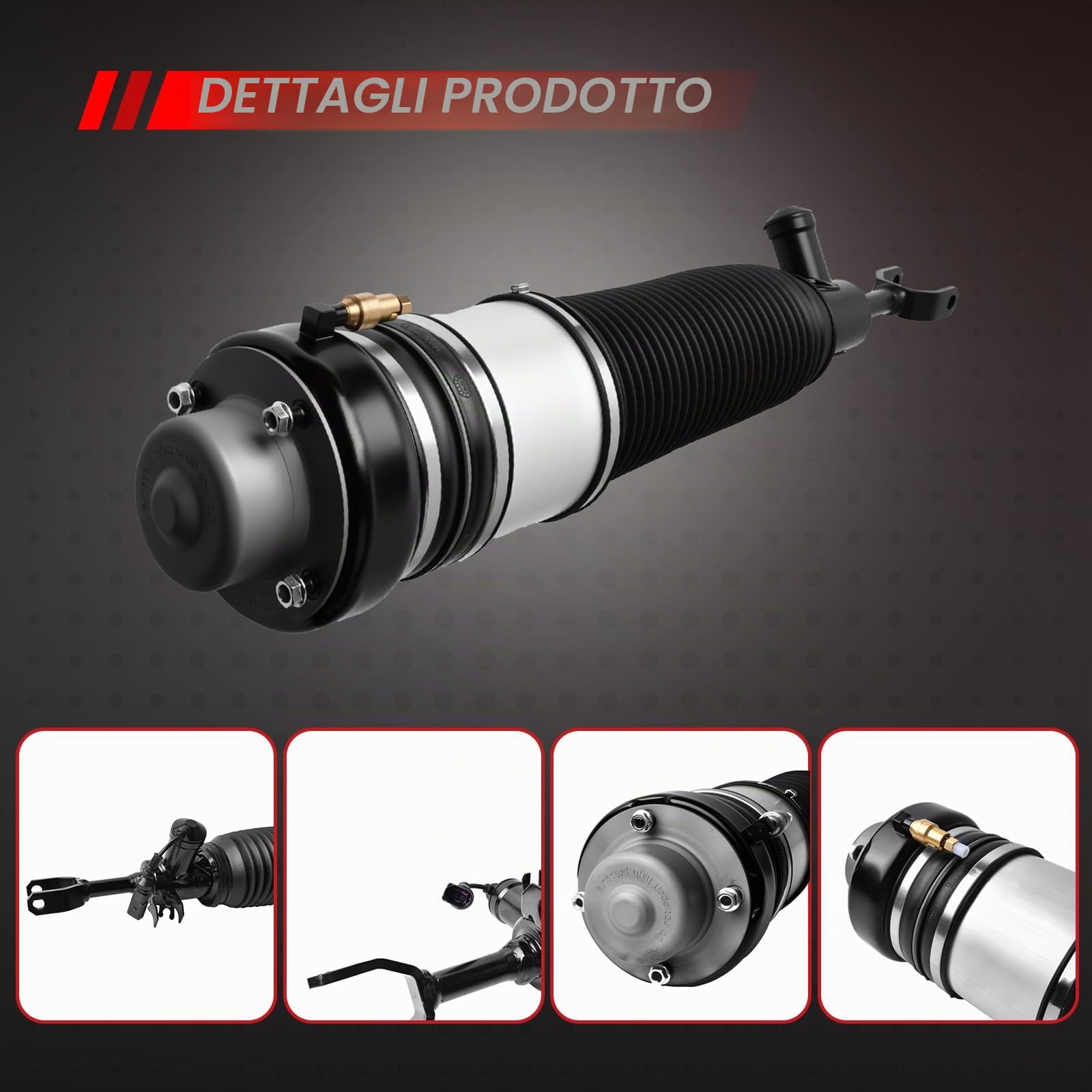 Ammortizzatore a sospensione pneumatica, asse anteriore destro, ricambio per A6 C6 4F2 4F5 4FH, accessori per auto, codice articolo 4F0616040 4F0616040AA 4F0616040S