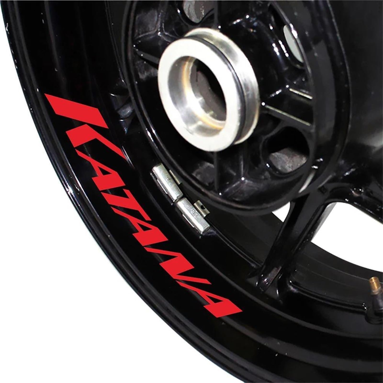 Motorcycle Accessories Wheel Stickers Sports Edge Stripe Reflective Film for Suzuki for Katana Motorbike(Color5)