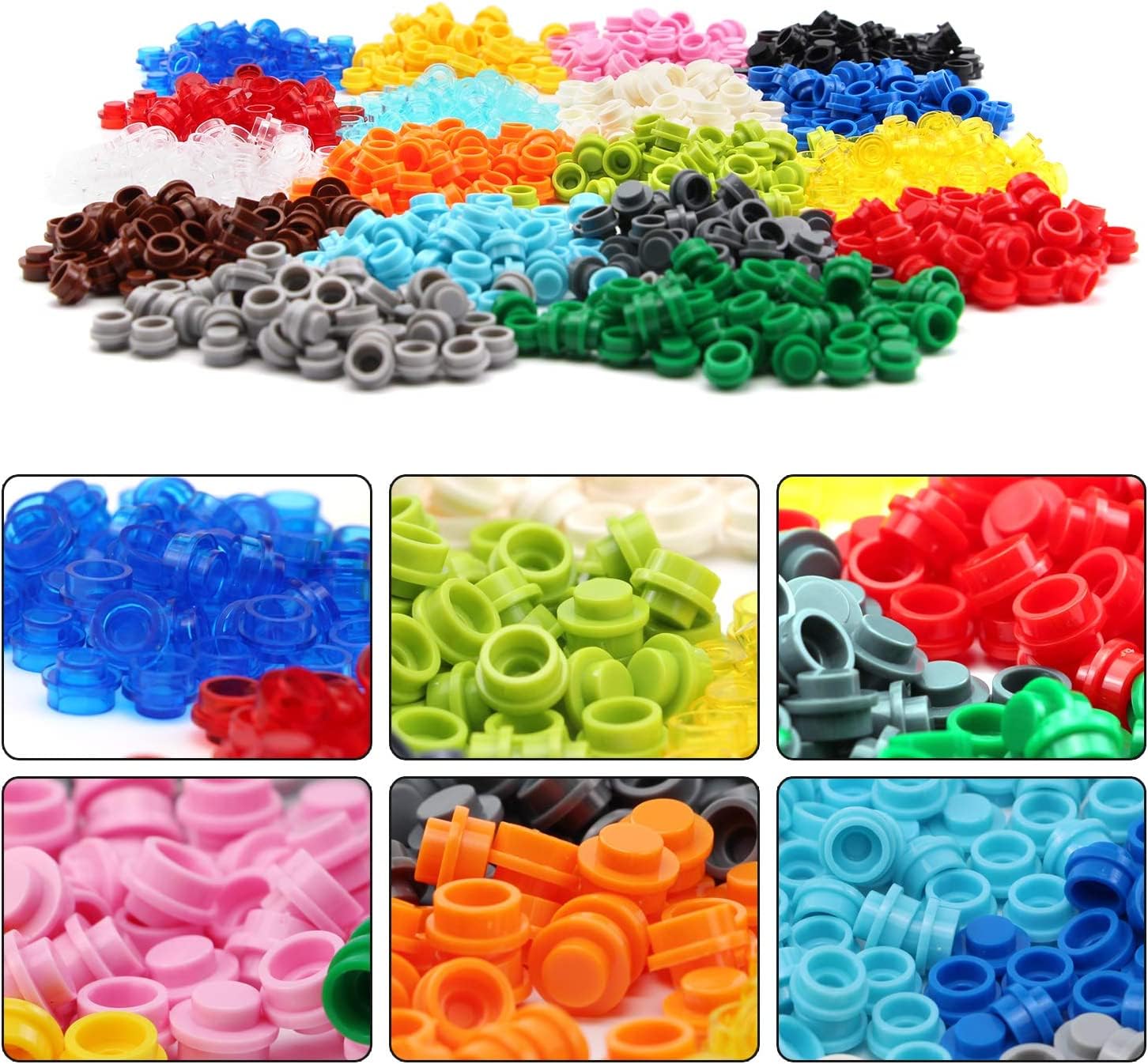 Bulk Acquista Piastra 1x1 Rotonda FAI DA TE Pixel Art Remix 53+ Colori Building Block MOC Parti di Mattoni Mosaic Maker Giocattoli 4073/6141 4600 pz/lotto  26