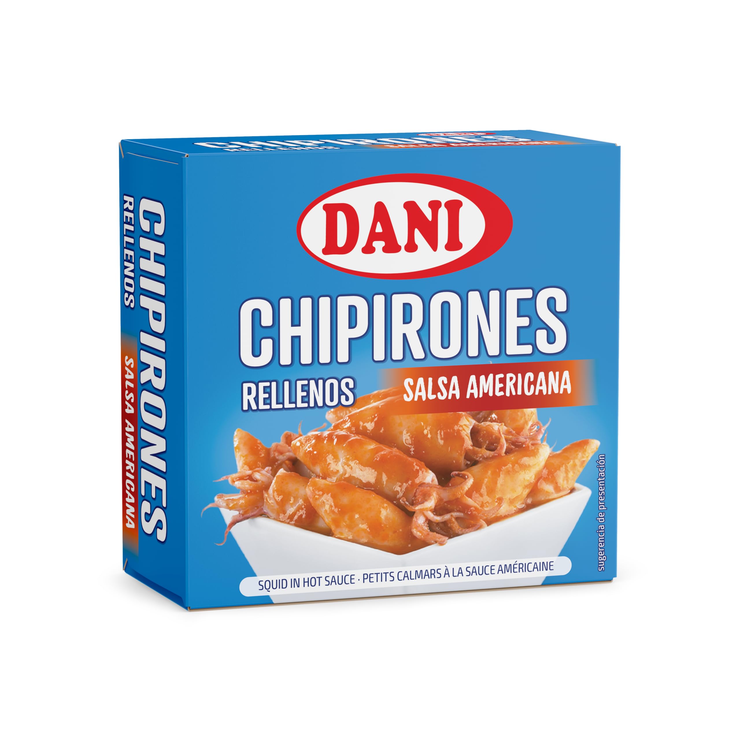 Calamars entiers en sauce spicy Pack 3 boites de tapas