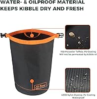 Vista 5 de Bolsa de viaje para comida de perros FXW, de gran capacidad para almacenamiento de croquetas de viaje, perfecta para viajes en RV, camping