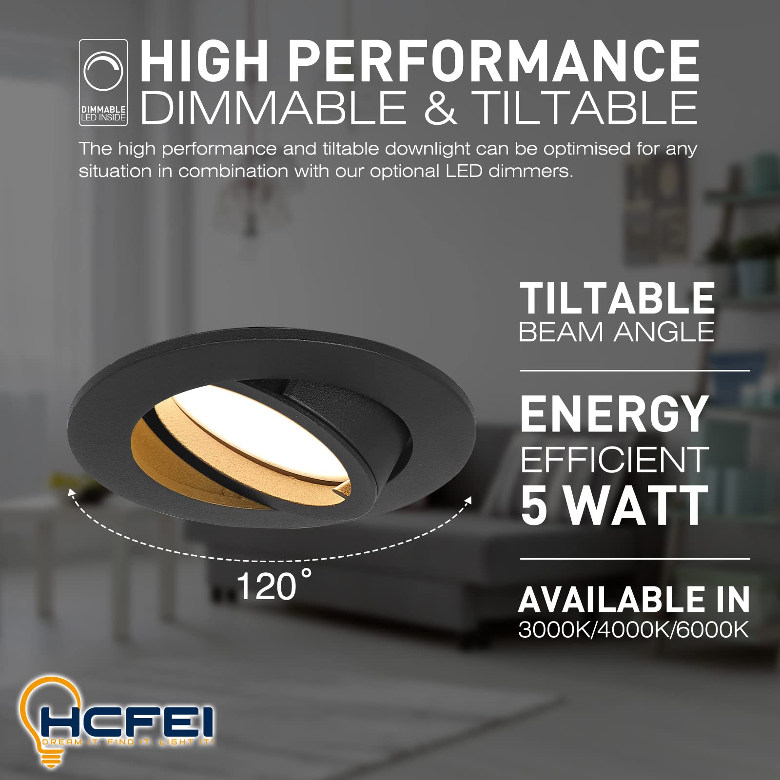 LED Spot - Inbouwspot - Trion Paniro - Rond 5W - Dimbaar - Warm Wit 3000k Mat Zwart Aluminium O80mm