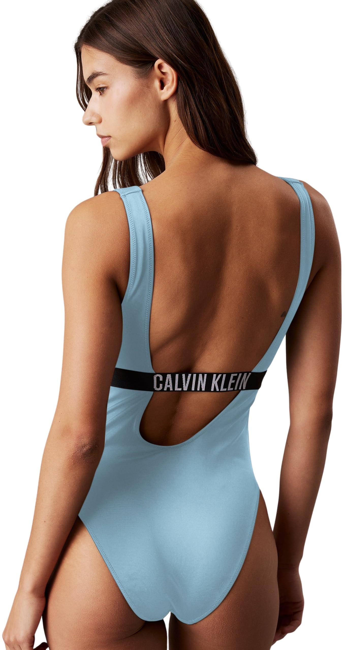 Calvin Klein Traje de baño Mujer One Piece con Detalle Cut-out