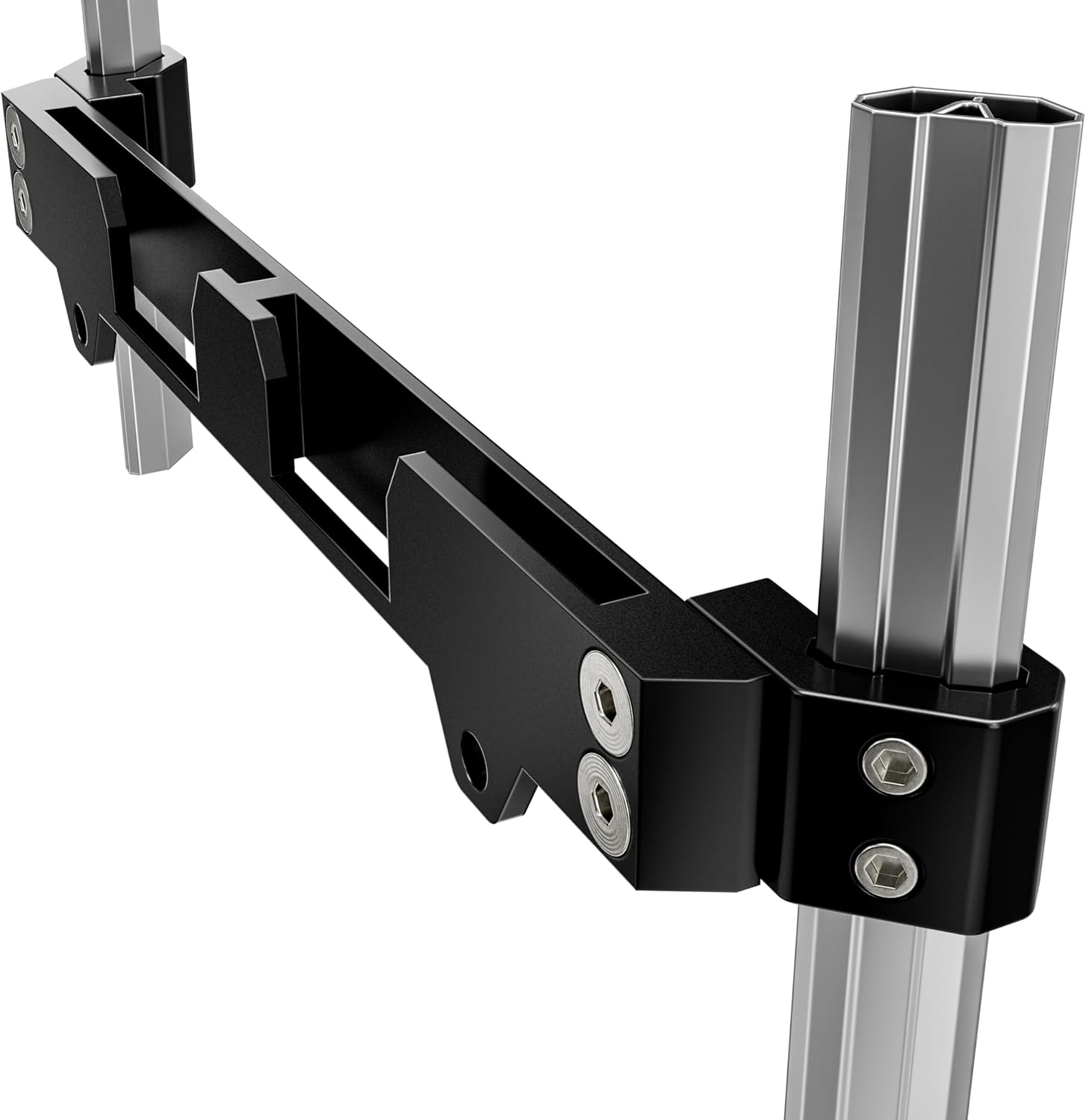 Tool Rail Mount Compatible with Milwaukee Packout Tool Box - Packout Side Mount for Milwaukee Packout Rail System - Mounts Half Size Packout & Packout Accessories - Black