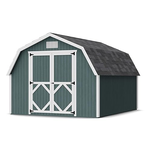 Little Cottage Co. 10x12 Classic Gambrel Barn with 4 ft.