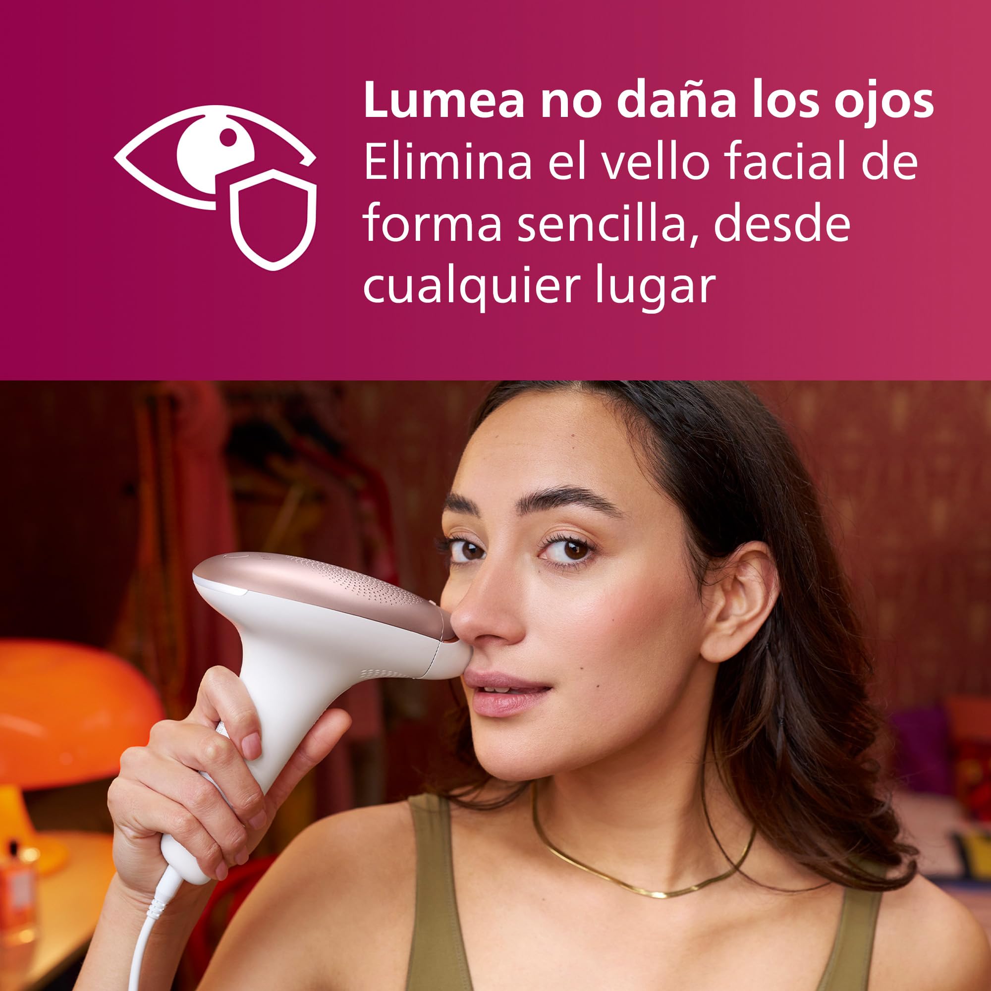 Philips Lumea Advanced Depilator IPL, przewodowy, 3 inteligentne głowice (Ciało, Bikini i Twarzy), zawiera precyzyjny trymer BRI923/50