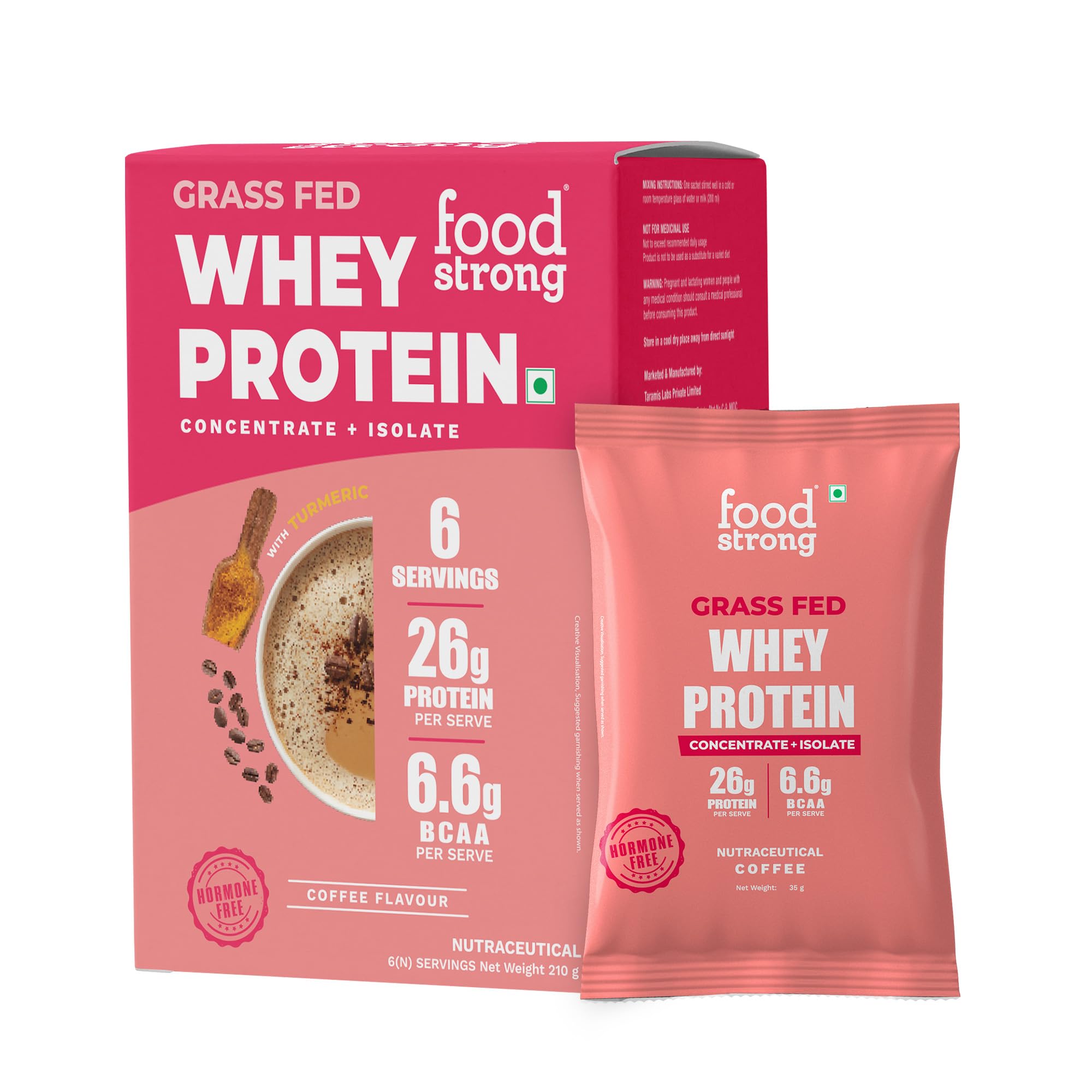 Foodstrong Whey Protein Powder Unflavoured (Raw) 26g Protein 1KG — Amazon image 22