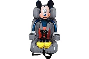 KidsEmbrace Disney Mickey Mouse 2-in-1 | 5-Point Harness 22-65lbs to Belt-Positioning 40-100lbs