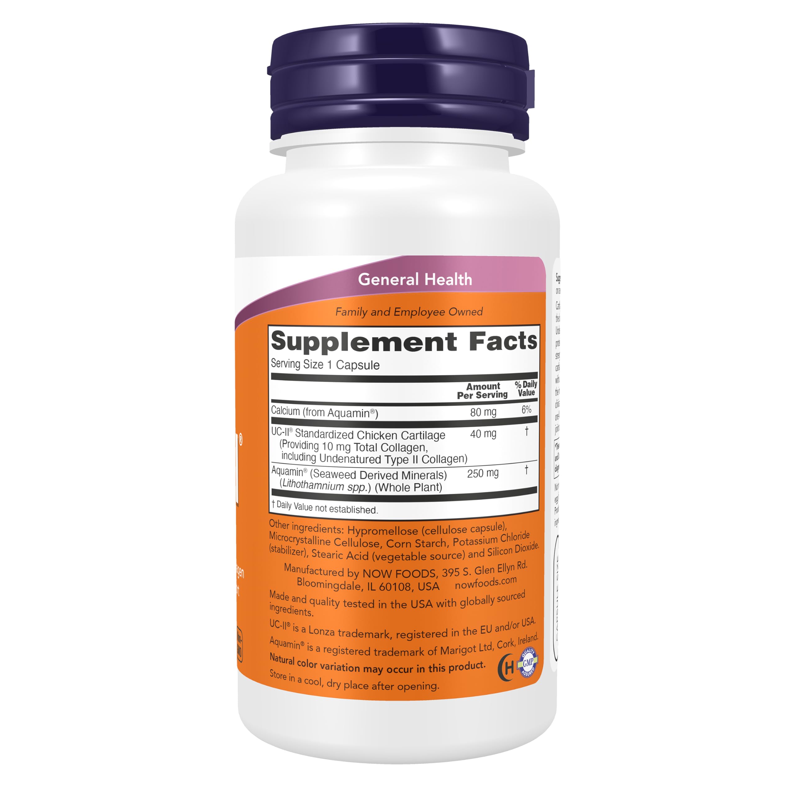 NOW Supplements, UC-II Type II Collagen, Undenatured Type II, 120 Veg Caps — Amazon image 2