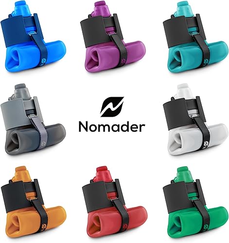 Miniatura 6 de Botella de agua Nomadercon tapa a rosca plegable antiderrames sin BPA 22 onzas