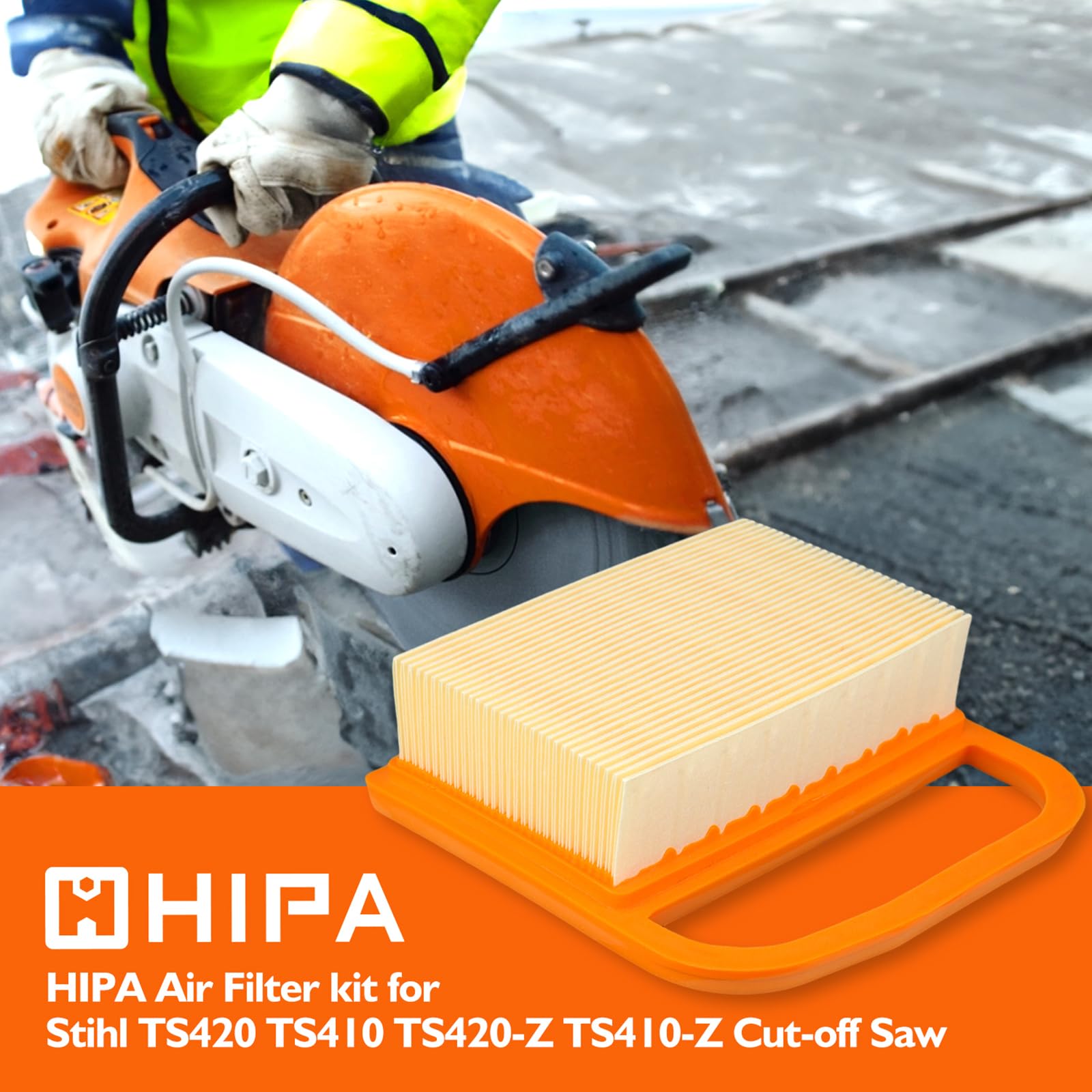 Hipa Air Filter for STIHL Concrete Cut Off Saw -2