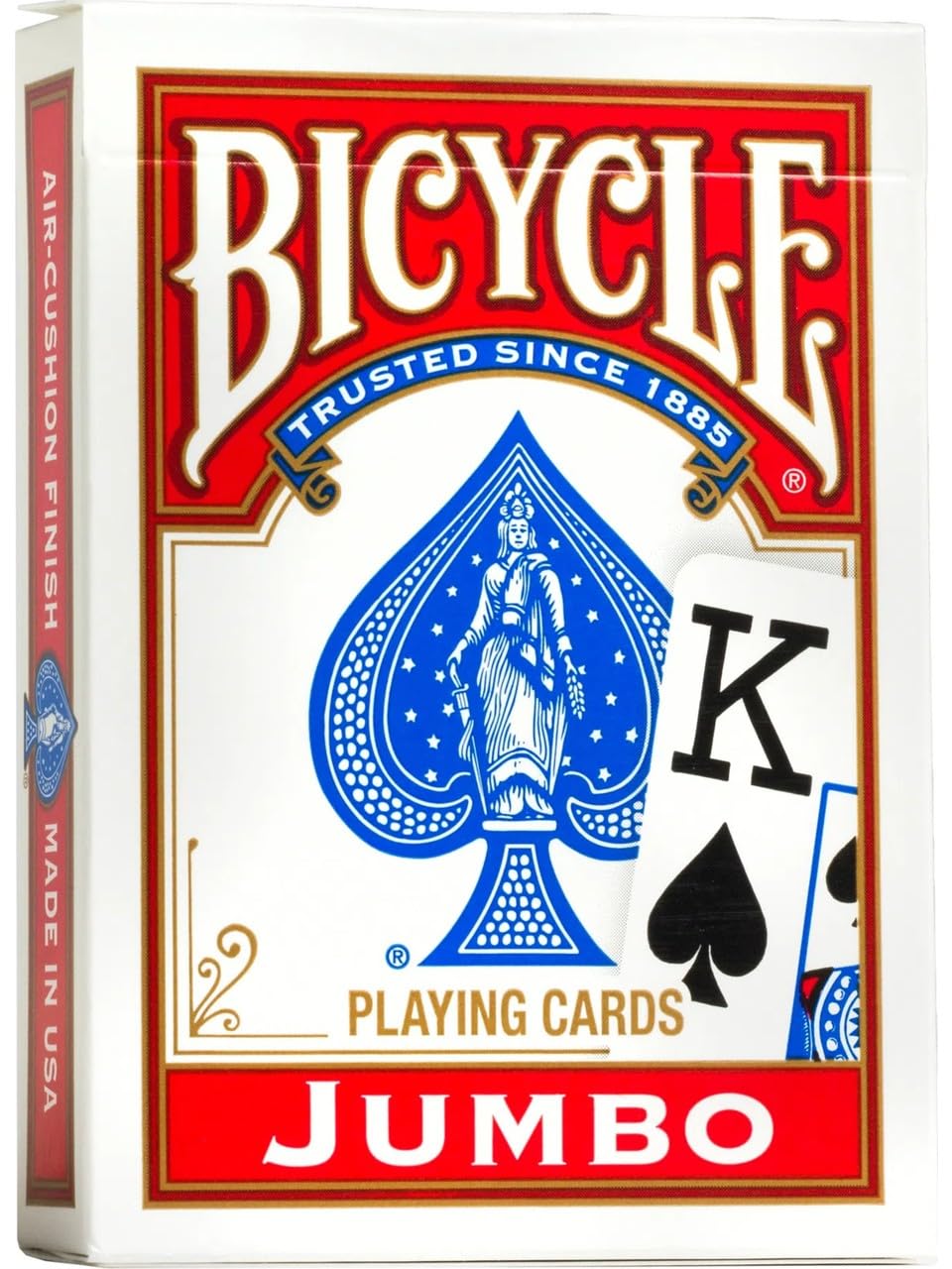 Amazon.co.jp: BICYCLE(バイスクル) ジャンボインデックス トランプ 赤