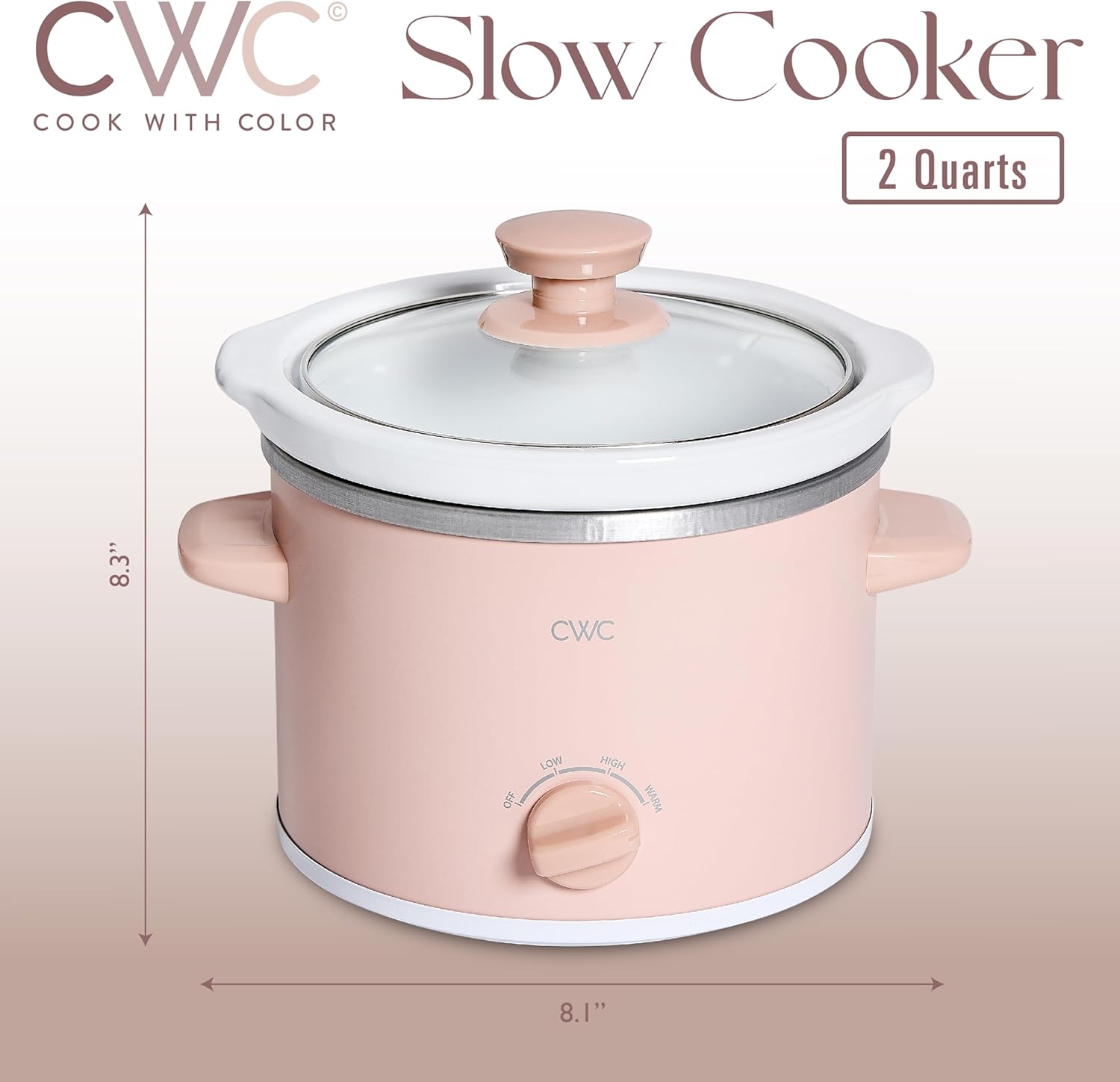 Cook with Color 2QT Mini Electric Slow Cooker: A Charming Addition to Your Kitchen