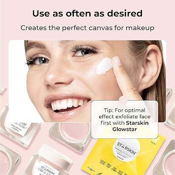 STARSKIN Orglamic Pink Cactus Pudding, Hydrating & Nourishing Cream for all Skin Types, 99.3% Natural with Prickly Pear Cactus Seed Oil & Hyaluronic Acid, Luxurious Glow Moisturizer, K-Beauty - 15ml