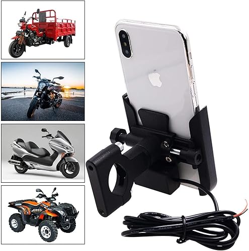 Miniatura 6 de OBEEZI Soporte de teléfono de bicicleta para Bajaj Dominar 400 motocicleta CNC accesorios manillar soporte de teléfono móvil soporte GPS Powersports