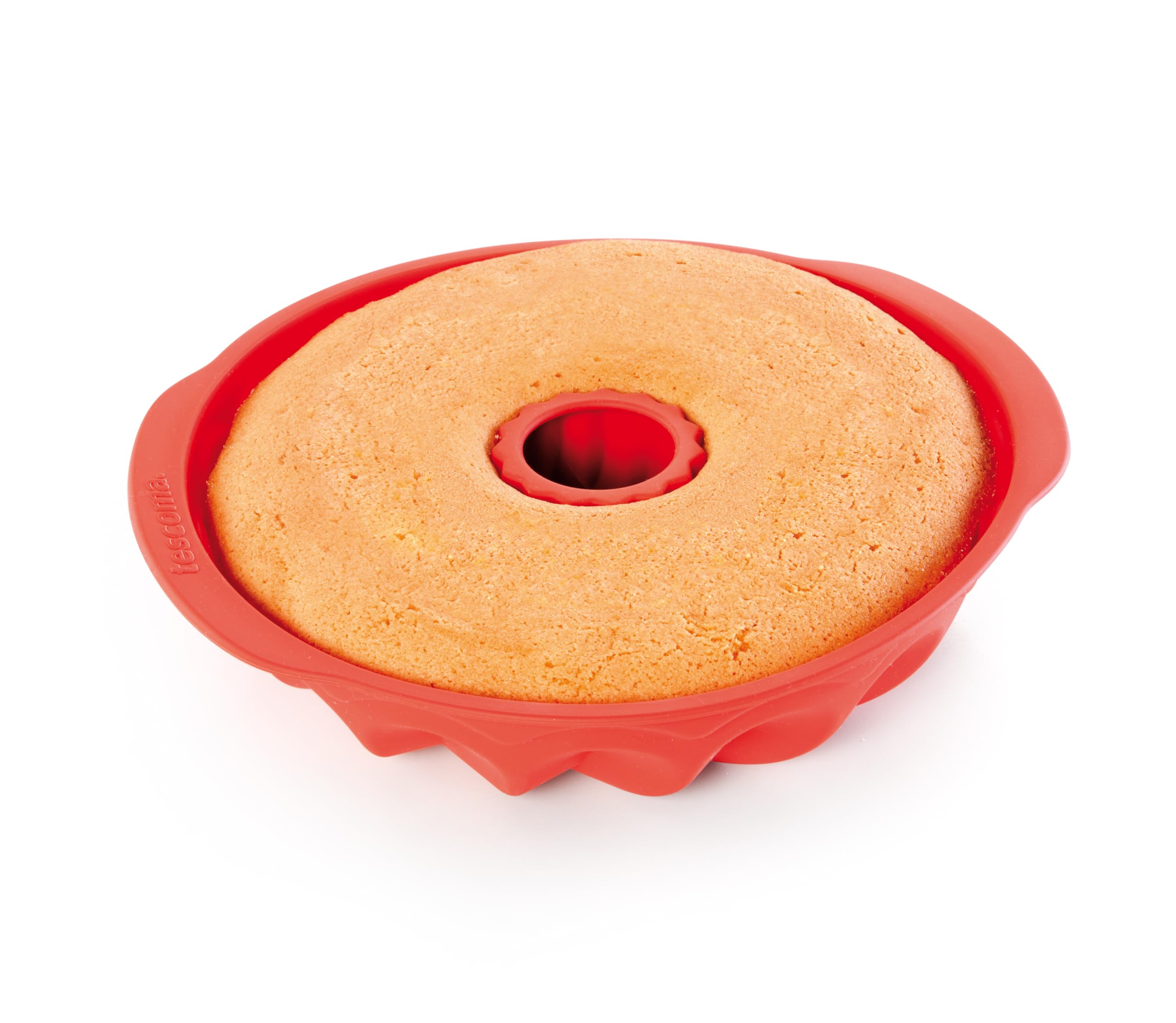 Tescoma 629410 Stampo ciambella basso, silicone, ∅ 24 cm, h 6 cm, Delícia