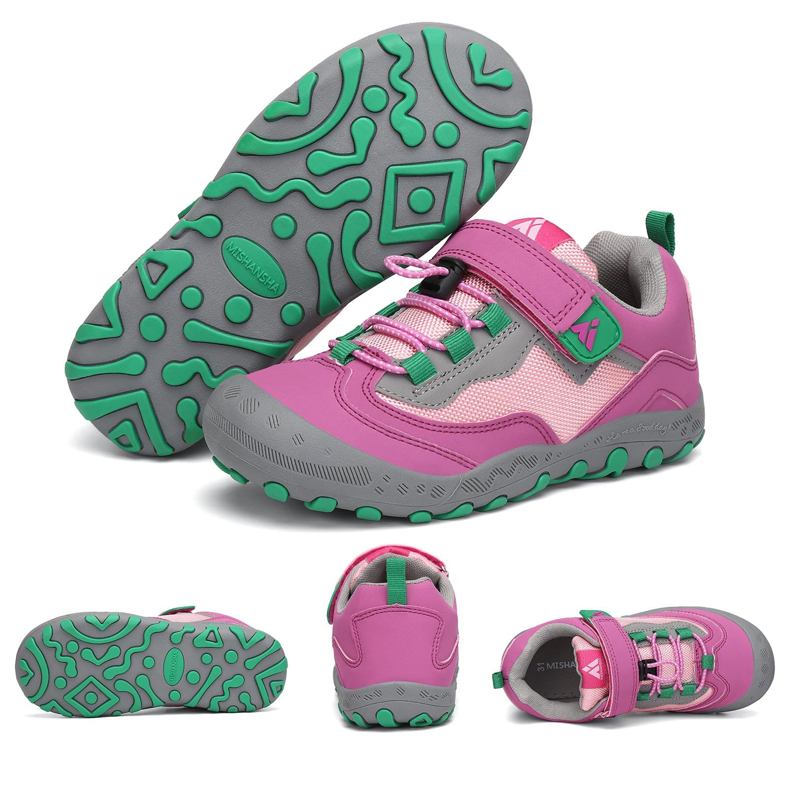 Mishansha Unisex Ligero Zapatillas de Deporte para Niños Niñas Sneakers Transpirable Cómodos Zapatos Casuales Tallas 24-38 EU — view 7