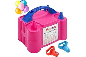 PCFING Balloon Pump Electric, Portable Balloons Inflator Blower Machine for Inflating Balloons