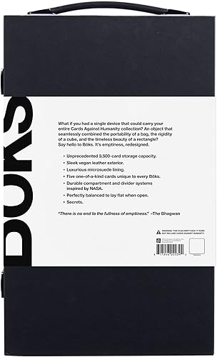 Miniatura 5 de Cards Against Humanity Bks Estuche de almacenamiento oficial premium Capacidad para más de 3,500 tarjetas