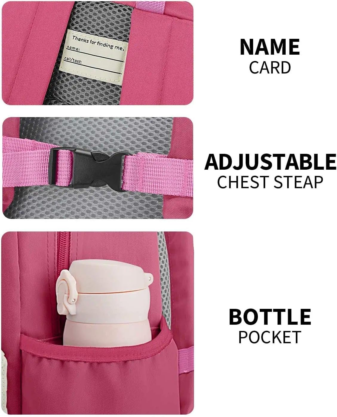 Kids Backpack for Girls: Girls Backpack 6-10 - Kindergarten Elementary School Bookbag for Girl - Image 7