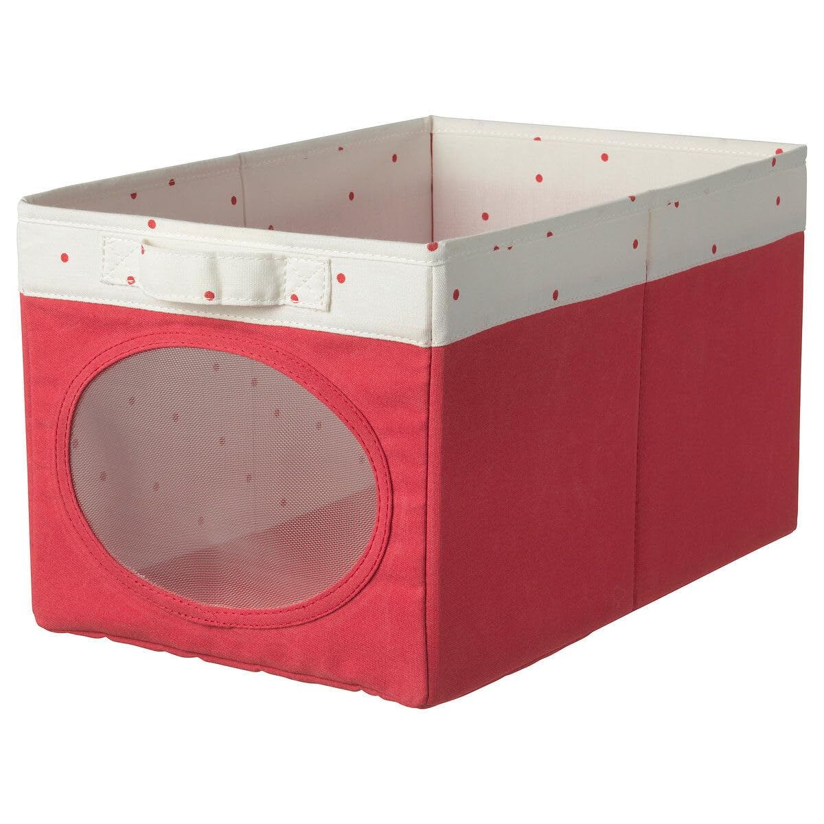 Boîte de rangement pliable 25x37x22 cm polyester rouge ProTuning STUVA