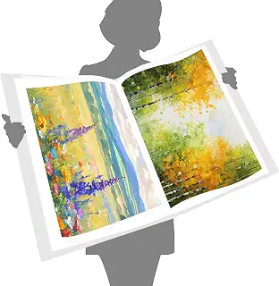 SAGVE（サゲビル） 【40枚収納】 B3 ポスターファイル クリアファイル 40枚収納 20ポケット 折り曲げ不可資料 PVC素材 大きいサイズ 大型 作品 新聞 保管 鑑賞 収納 (クリア 40枚, b3)