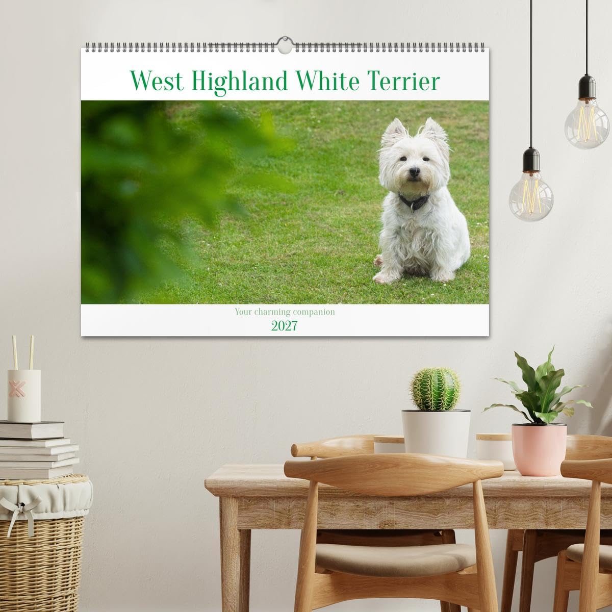 West Highland White Terrier - Your charming companion (Wall Calendar 2027 DIN A2 landscape), CALVENDO 12 Month Wall Calendar: Beautiful shots of the ... the year with this monthly calendar.