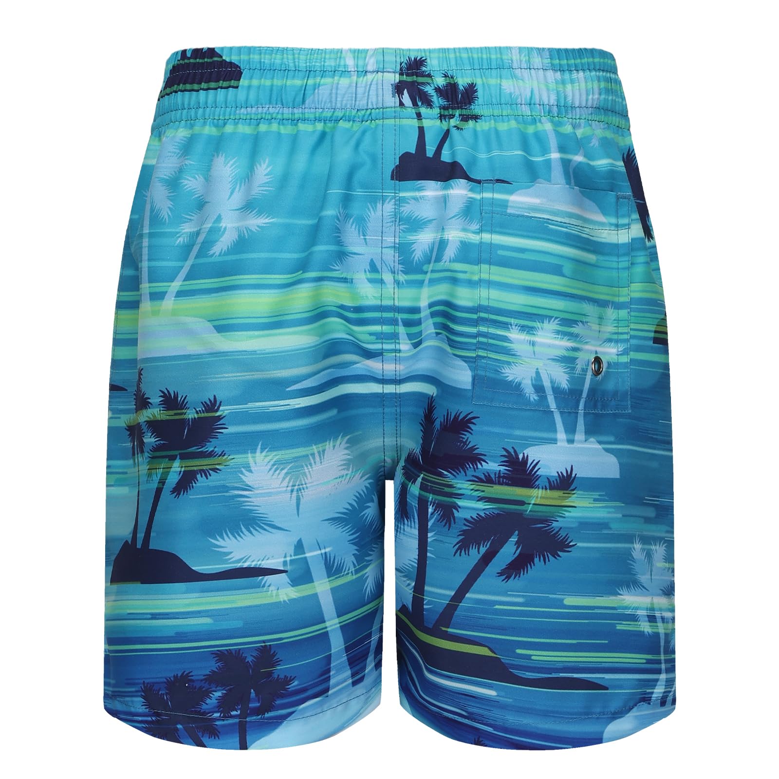Aisyee Short de bain 2 en 1 pour garçons avec doublure de compression - Séchage rapide - Pour garçons de 5 à 16 ans