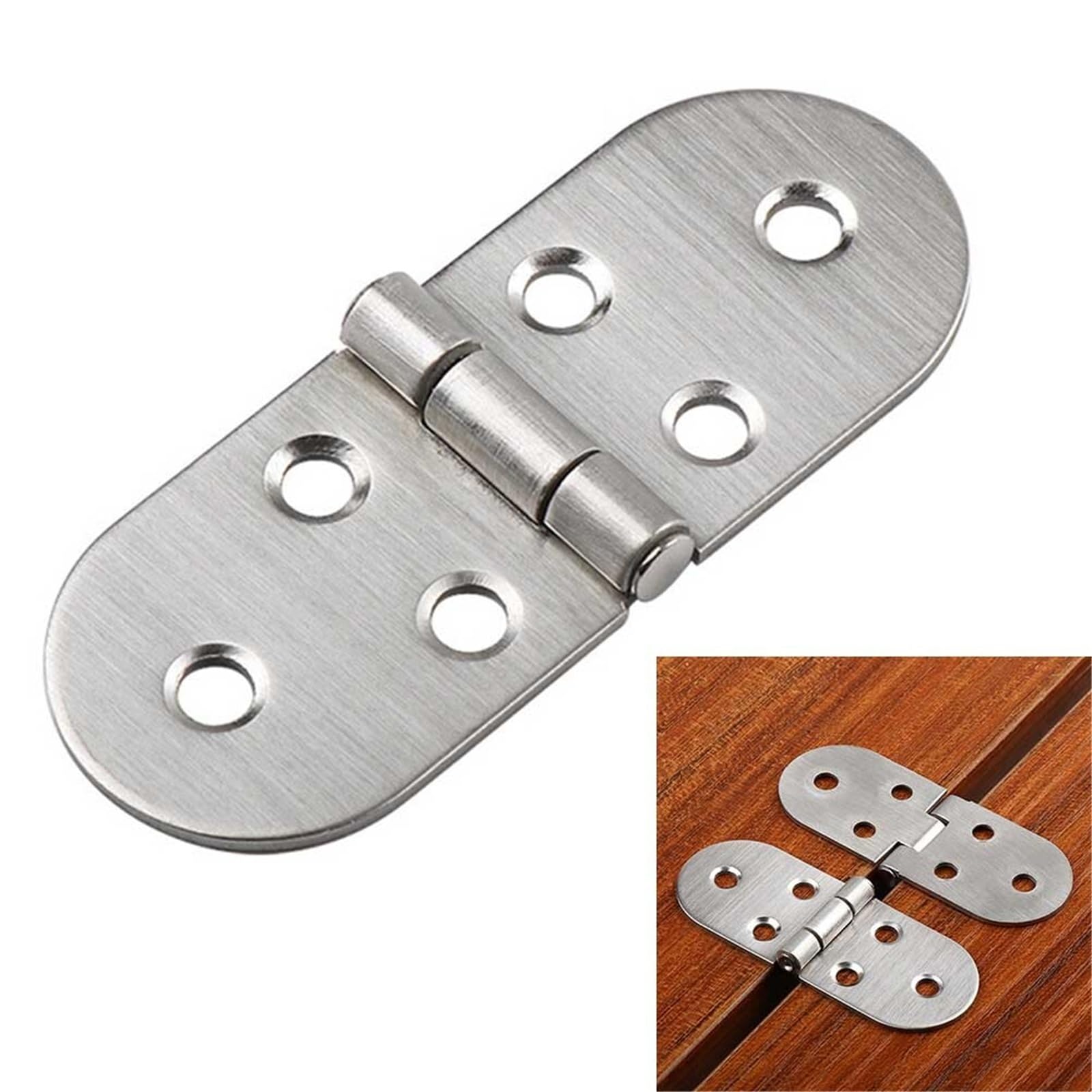 Bisagras abatibles pequeñas con 12 tornillos, accesorios multifuncionales y posicionables