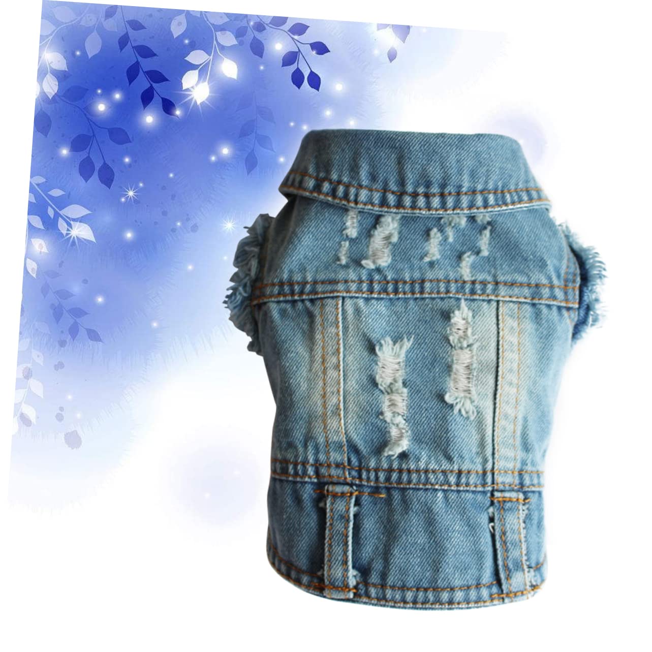 BESPORTBLE 3 Pz gilet di jeans vestiti per cani abbigliamento per animali domestici vestito invernale canotta giacca per cani da compagnia giubbotti per cani in denim animale domestico Veste