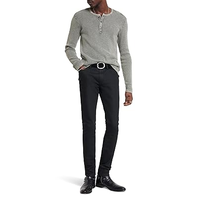 John Varvatos MEMPHIS WAFFLE HENLEY Men